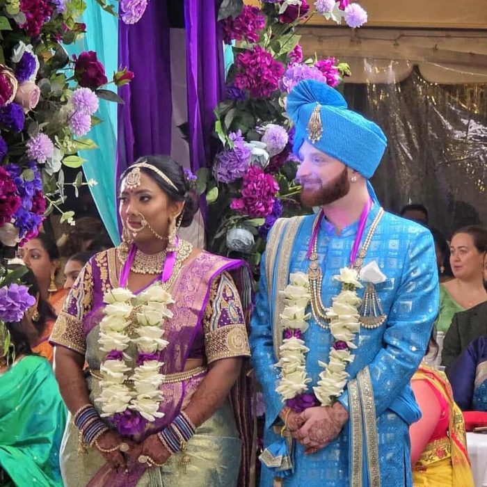 Divyani & Kingsley’s Modern South Indian Wedding at Winsford Gardens