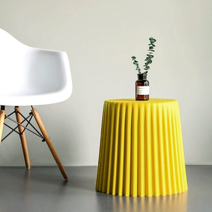 Yellow Ripple Design Plinth
